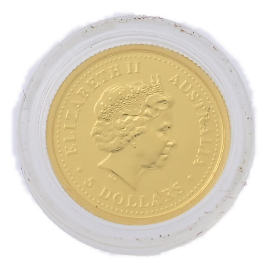 貨幣　金貨 地金資産 王立オーストラリア造幣局 竜 干支 1/20 oz オンス 5ドル 金