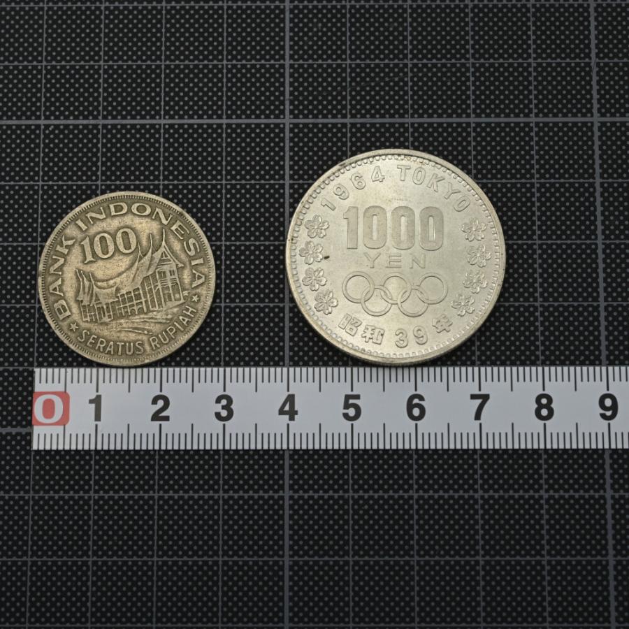 1000円銀貨 昭和39年 1964年 オリンピック 記念銀貨 インドネシア記念
