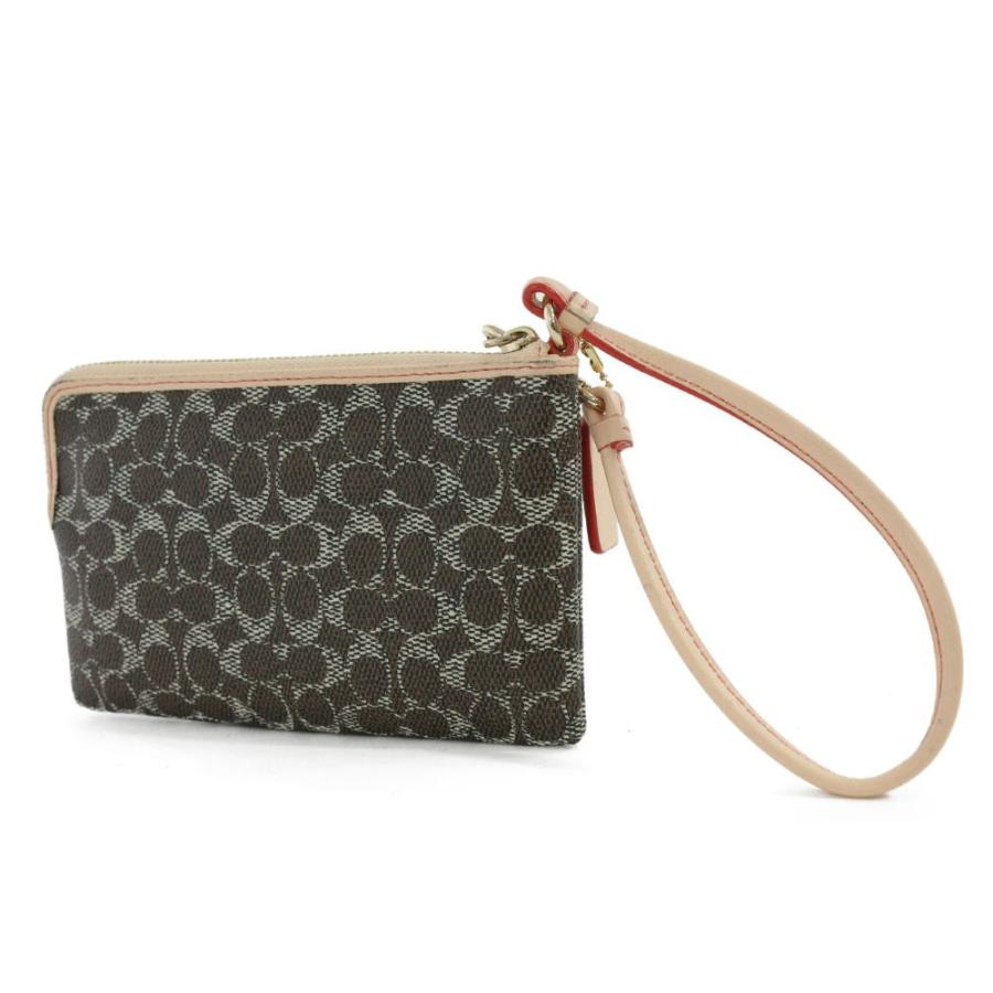 COACH（コーチ） シグネチャー・アクセサリーポーチ/53009/ブラウン