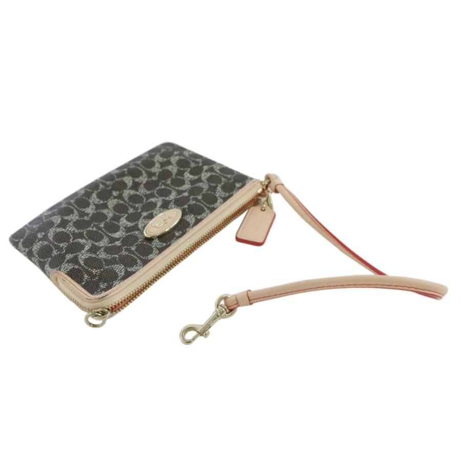 COACH（コーチ） シグネチャー・アクセサリーポーチ/53009/ブラウン