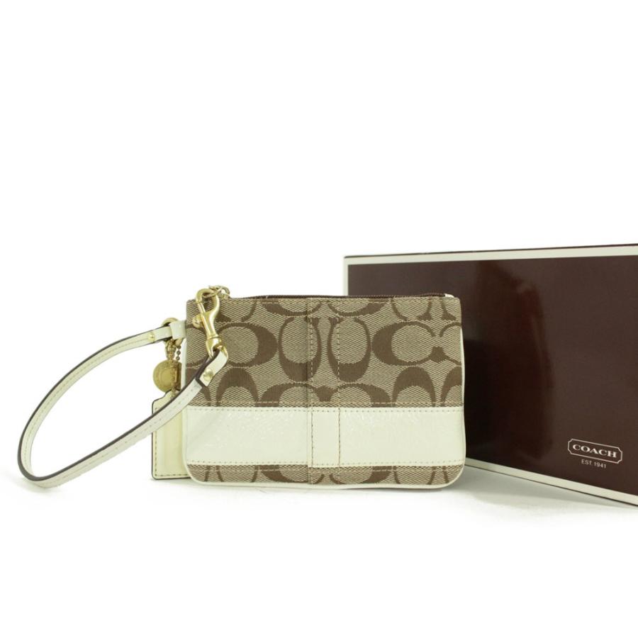 COACH（コーチ） シグネチャー・アクセサリーポーチ/41637/ベージュ