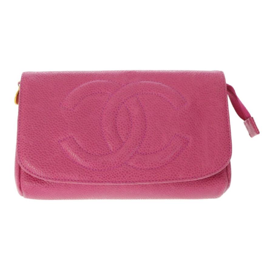 CHANEL（シャネル） コスメポーチ ココマーク ミラー/ピンク/CHANEL 
