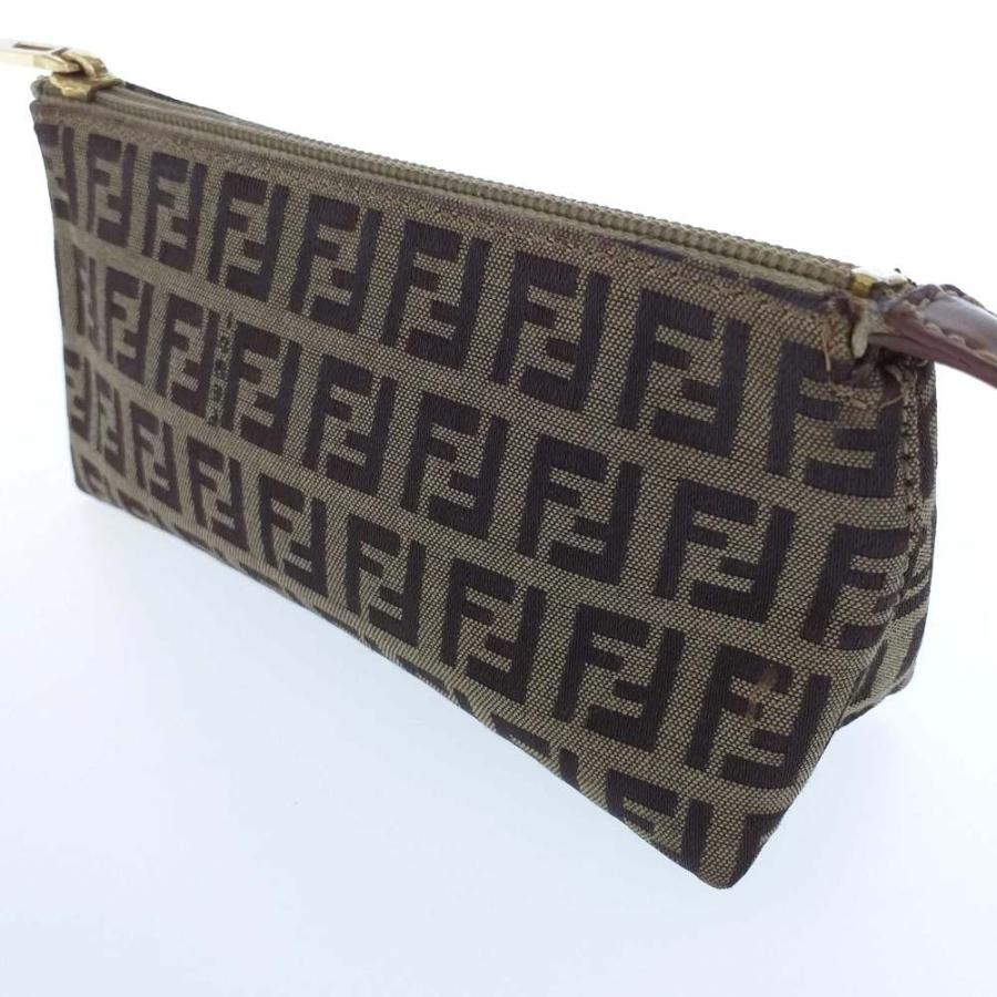FENDI フェンディ ズッカ・コスメポーチ/2386-7N0037-LXT-078