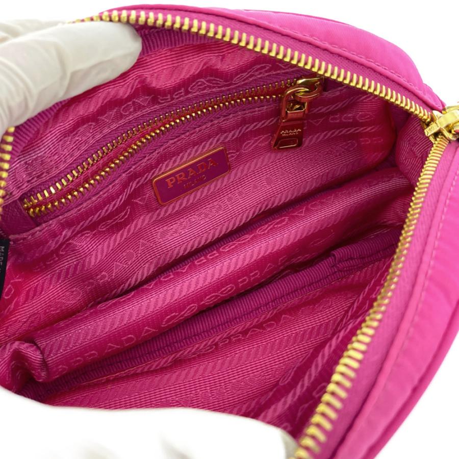 プラダ(Prada) 1N1867 レディース レザー,ナイロン ピンク