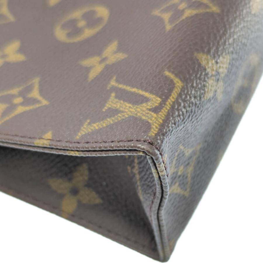 ルイヴィトン モノグラム ポッシュトワレット19 コスメポーチ ブラウン LOUIS VUITTON ルイヴィトン モノグラム・ポッシュトワレット19
