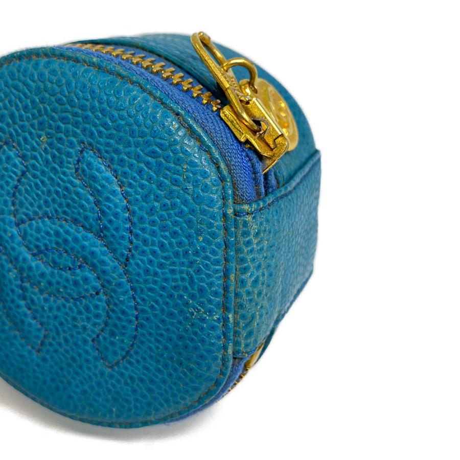 CHANEL シャネル ココマーク ジュエリーケースポーチ/ブルー/CHANEL 