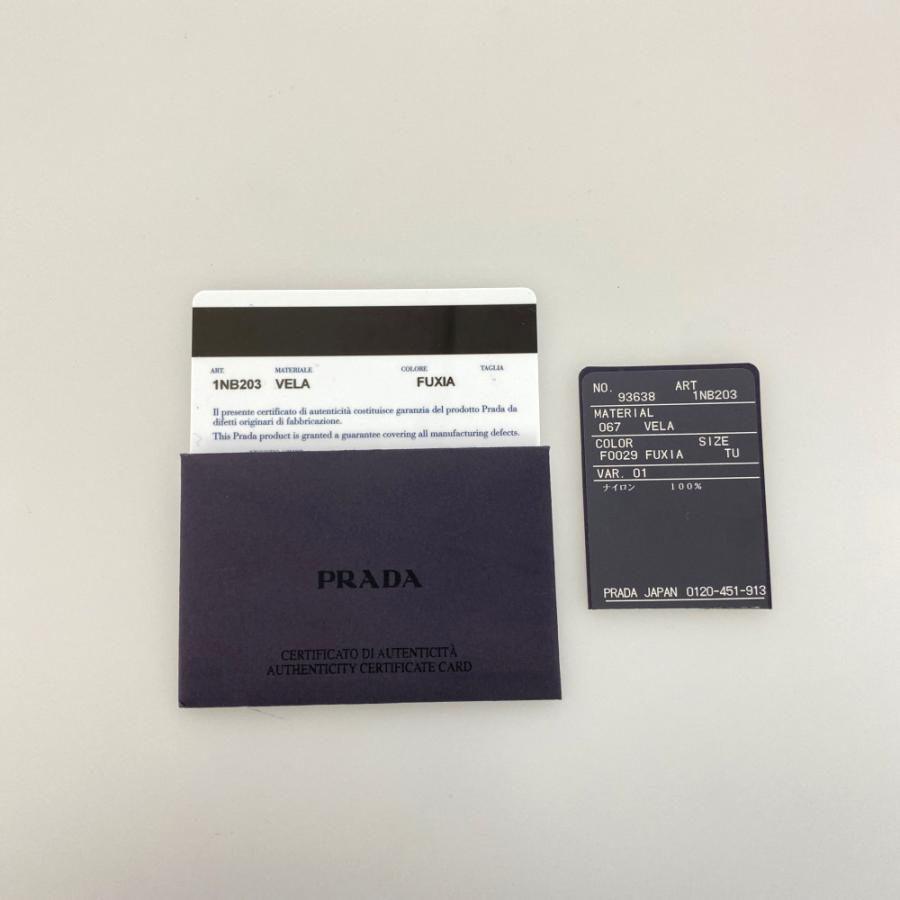 PRADA（プラダ） トライアングルロゴ ナイロンペンポーチ/1NB203