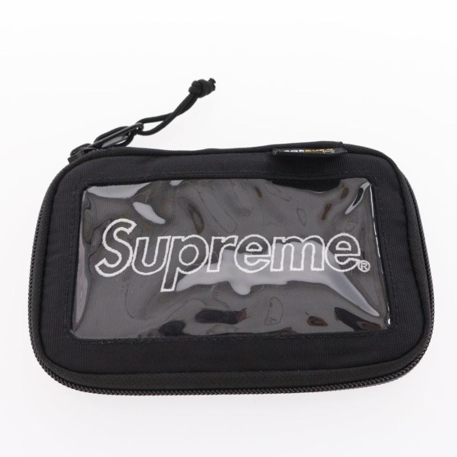 Supreme FW19 ブラックジッパーポーチ Supreme シュプリーム 19FW Small Zip Pouch・スマートフォン