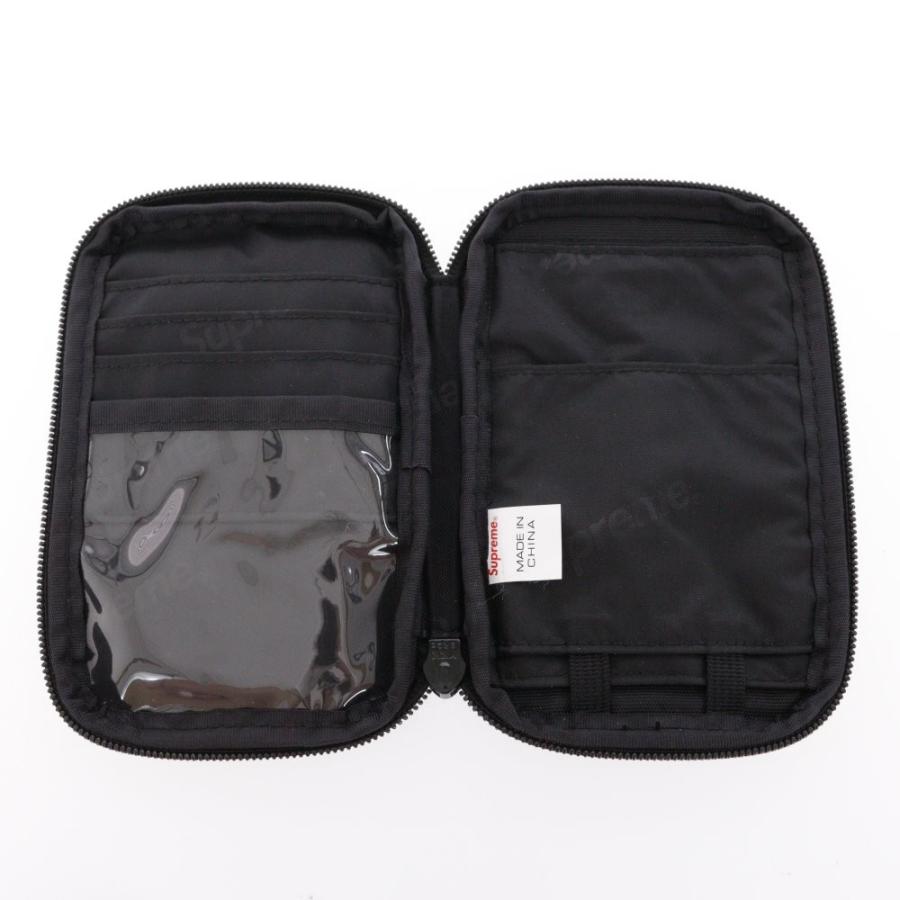 Supreme FW19 ブラックジッパーポーチ Supreme シュプリーム 19FW Small Zip Pouch・スマートフォン