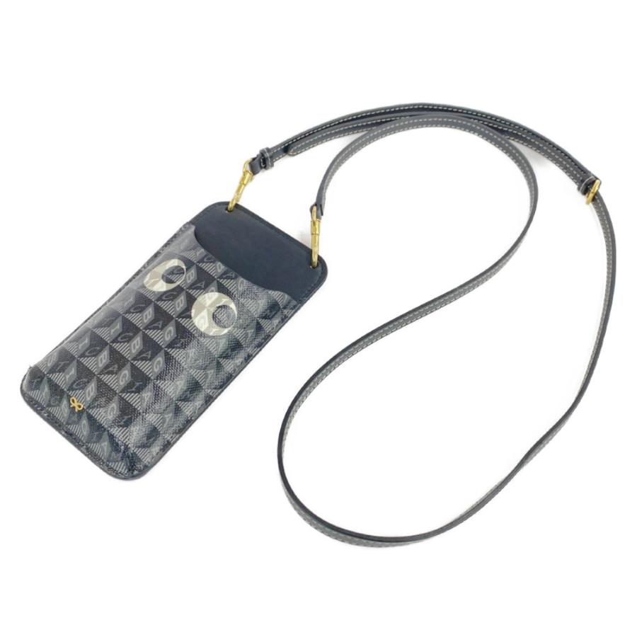 アニヤハインドマーチ Phone Pouch Eyes 携帯ケース アニヤハインドマーチ Phone Pouch on Strap Eyes l am a