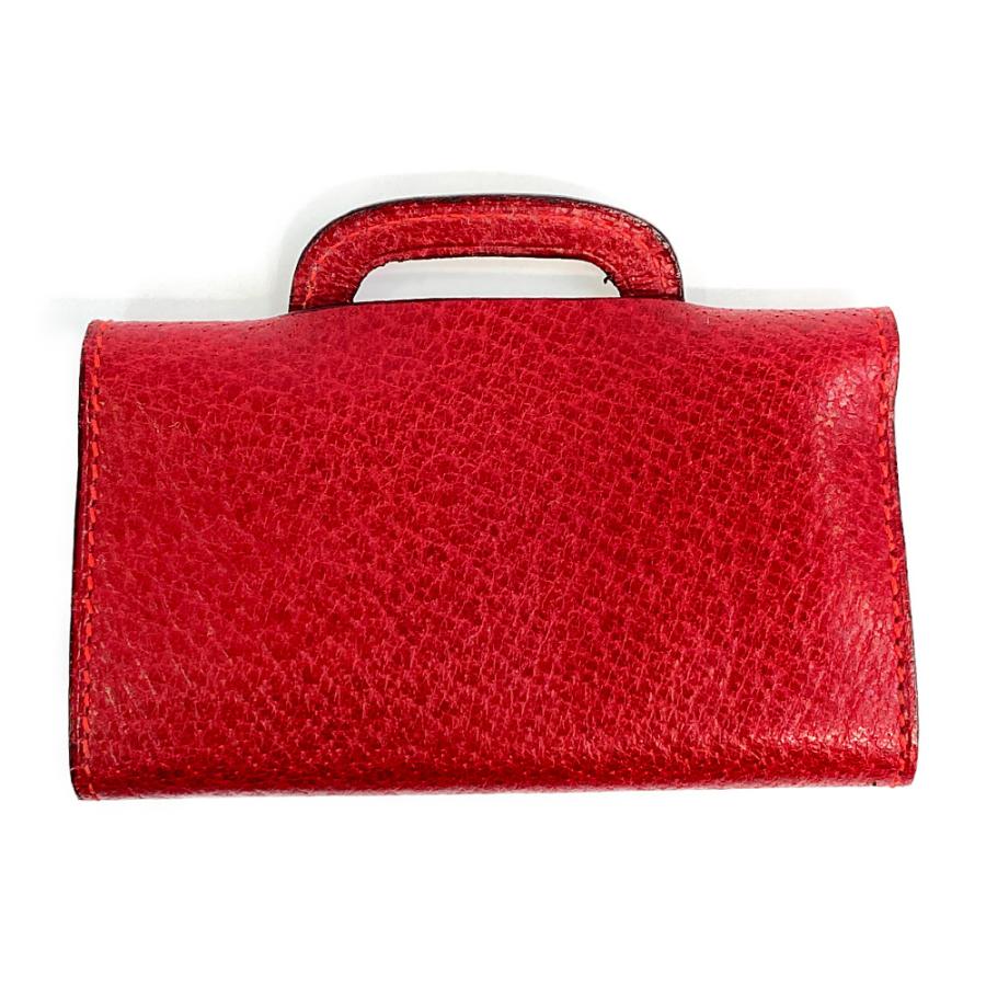 GUCCI グッチ ソーイングセット・ピグレザー 裁縫ポーチ/レッド