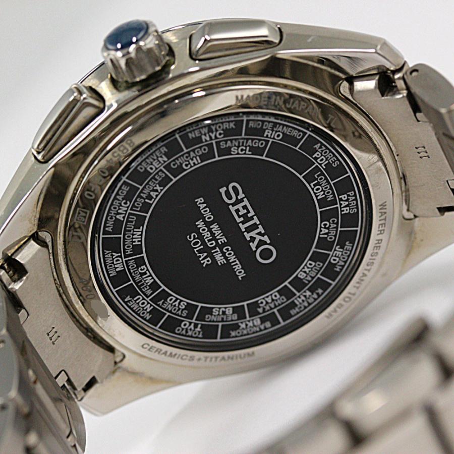 SEIKO（セイコー） ブライツ・ソーラー電波時計 チタン ブルー文字盤