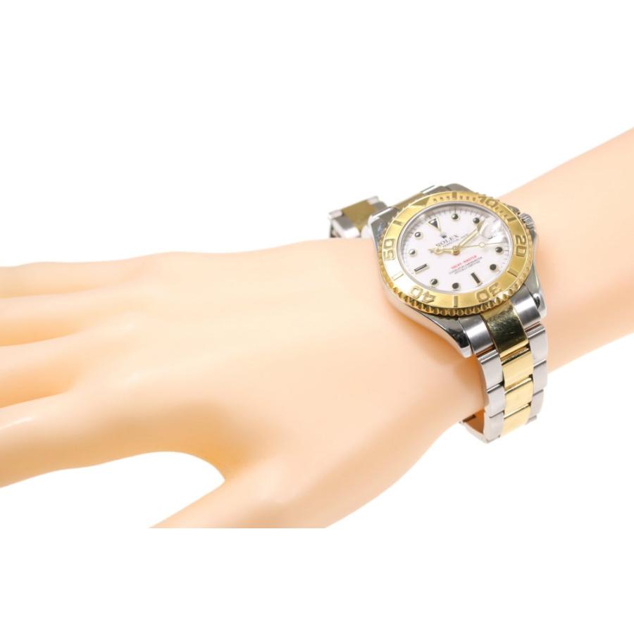 ROLEX ロレックス ヨットマスター・白文字盤 コンビ SS×YG・自動巻き