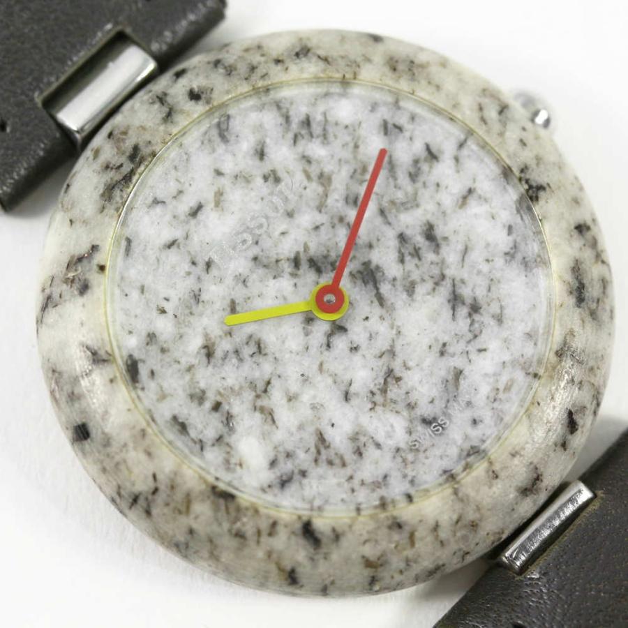 【美品】Tissot rock watch ティソ ロックウォッチ HB-0149| ティソ ロックウォッチ R151 天然石ケース 霜降り模様