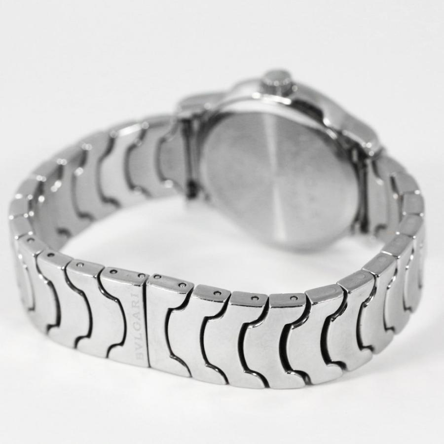 BVLGARI（ブルガリ） ソロテンポ・クォーツ時計 10Pダイヤ グレー文字