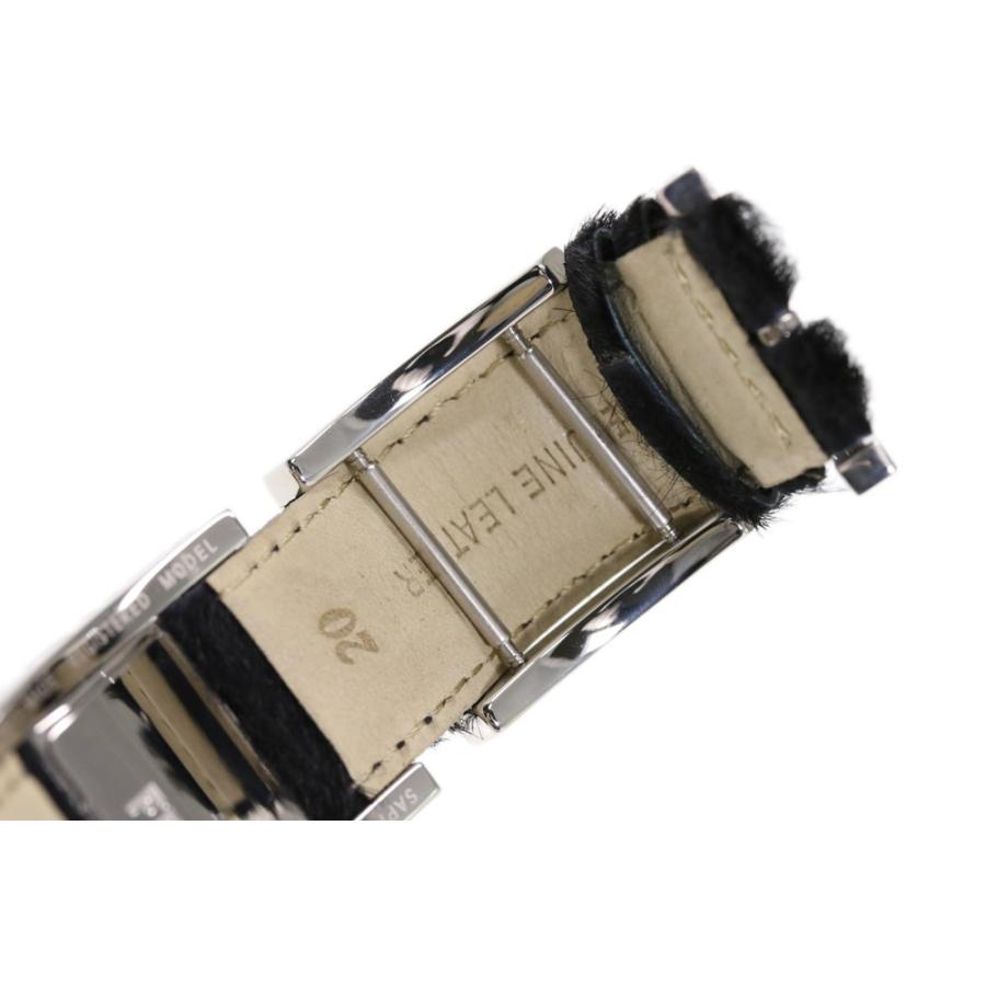 FENDI フェンディ ジャイロ・スクエアフォルム・クォーツ時計/SS