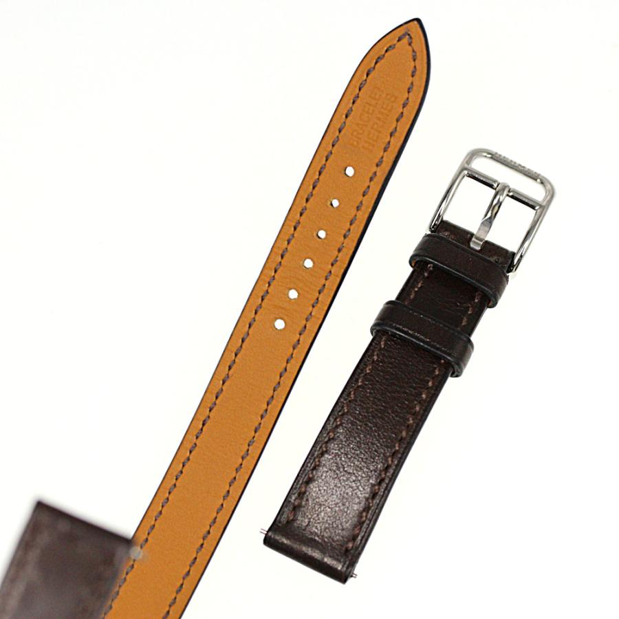 HERMES エルメス ドゥブルトゥール レザー交換ベルト・クォーツ