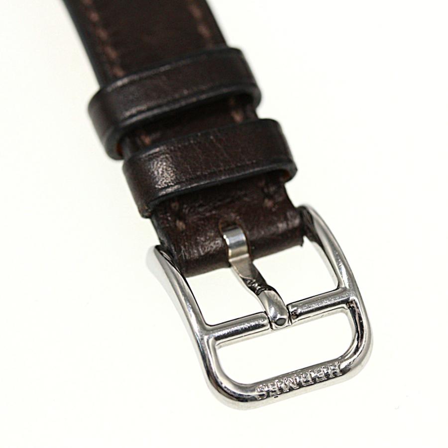 HERMES エルメス ドゥブルトゥール レザー交換ベルト・クォーツ