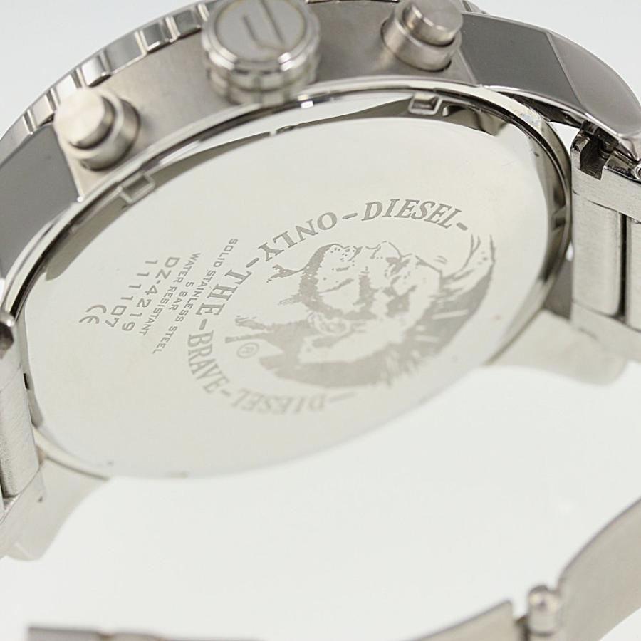DIESEL ディーゼル クロノグラフ 白文字盤 クォーツ時計/SS DIESEL ディーゼル クロノグラフ 白文字盤 クォーツ時計/SS
