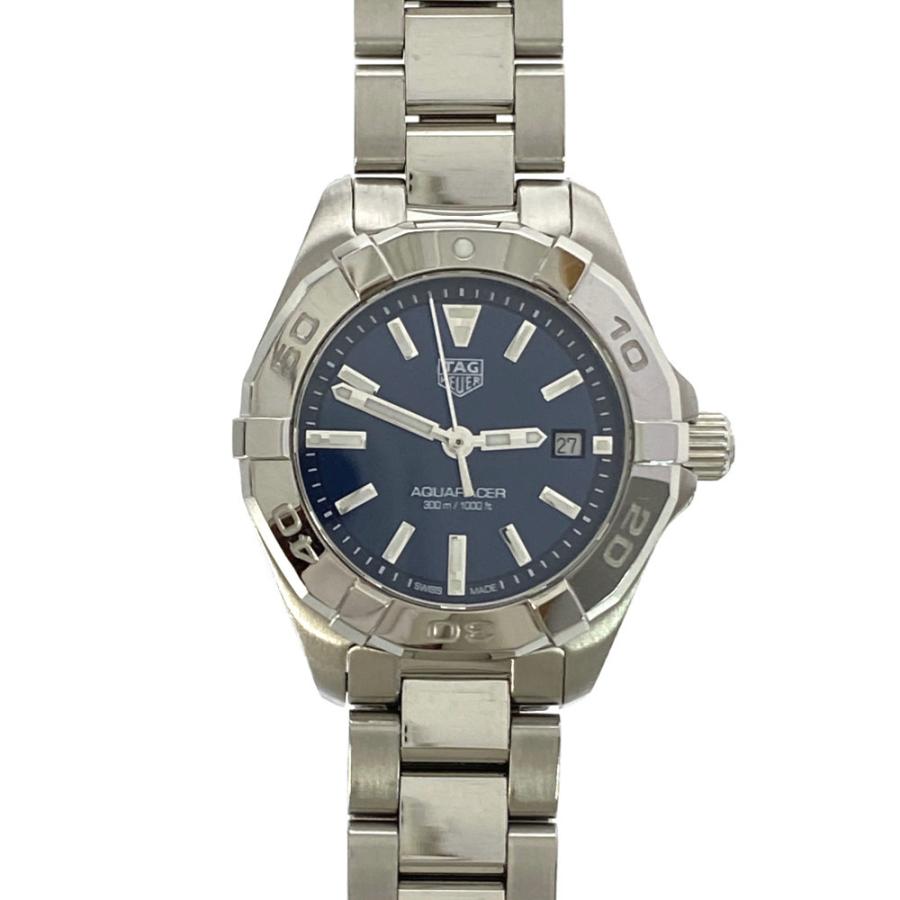 タグホイヤー アクアレーサー 300m防水 青文字盤 クォーツ時計/SS