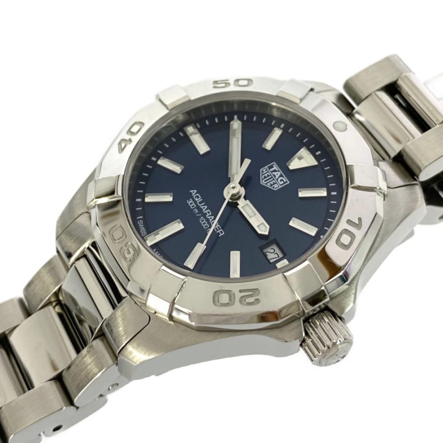 タグホイヤー アクアレーサー 300m防水 青文字盤 クォーツ時計/SS
