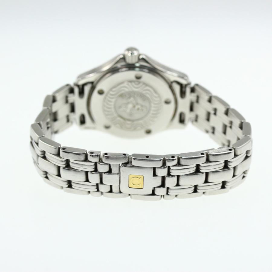 OMEGA（オメガ） シーマスター 120m ブラック文字盤 クォーツ時計/SS