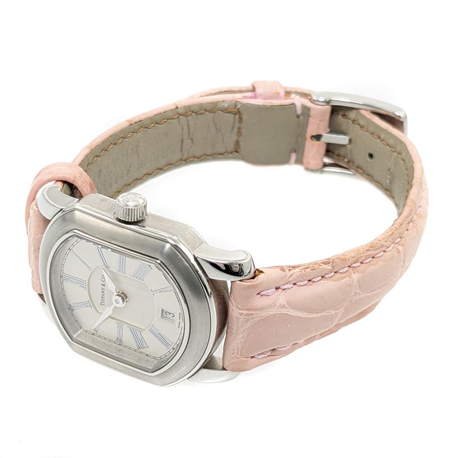 TIFFANY&Co. ティファニー マーククーペ・クォーツ時計/SS/stainless