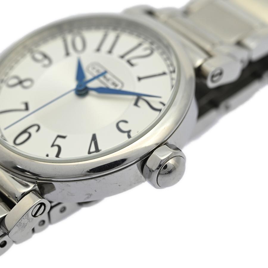 COACH（コーチ） ラウンド クォーツ時計/SS/stainless steal-88.7g/CA