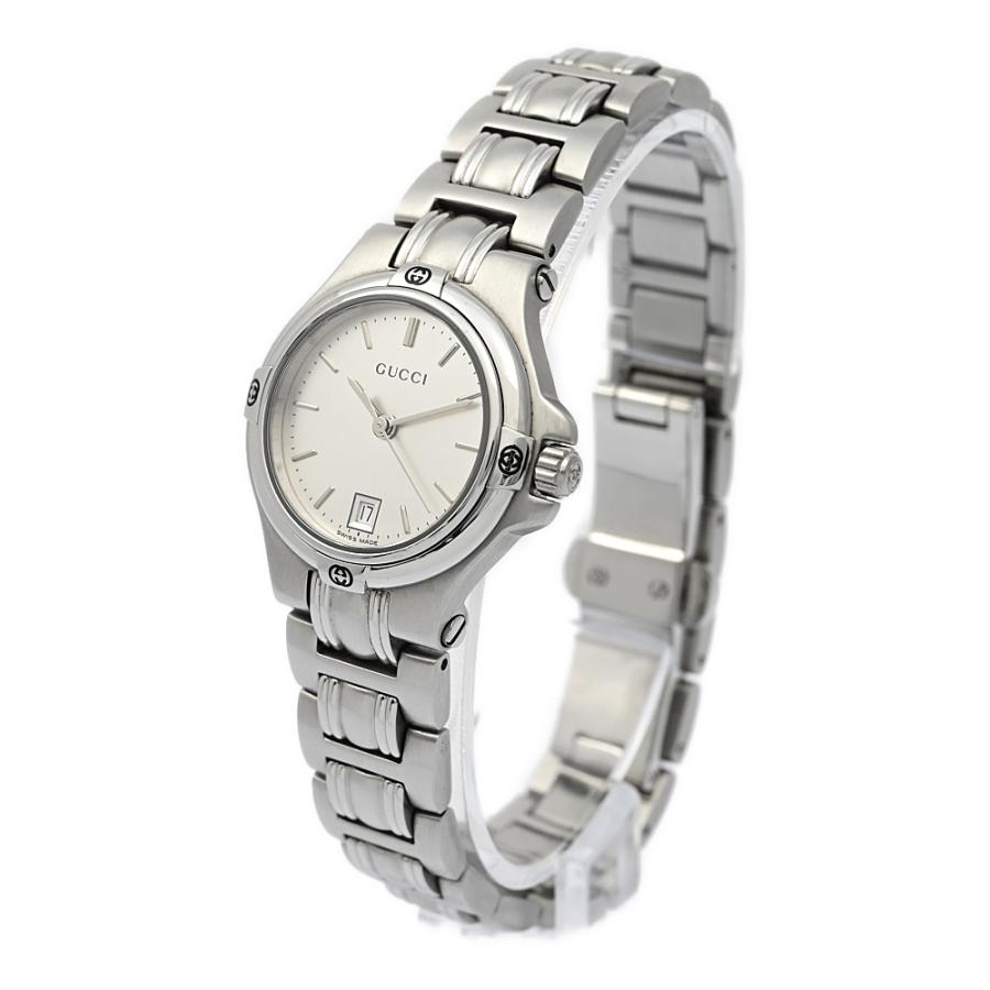GUCCI（グッチ） クォーツ時計/SS/stainless steal-70.2g/9040L