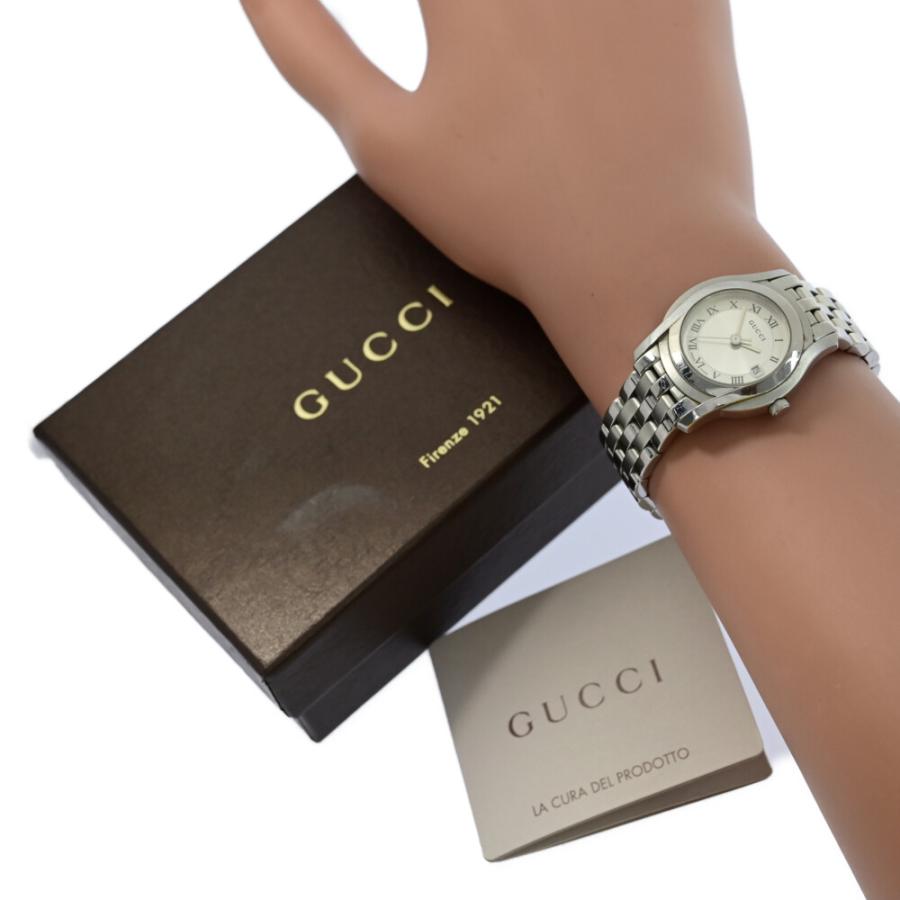 GUCCI（グッチ） デイトウォッチ・クォーツ時計/SS/stainless steal