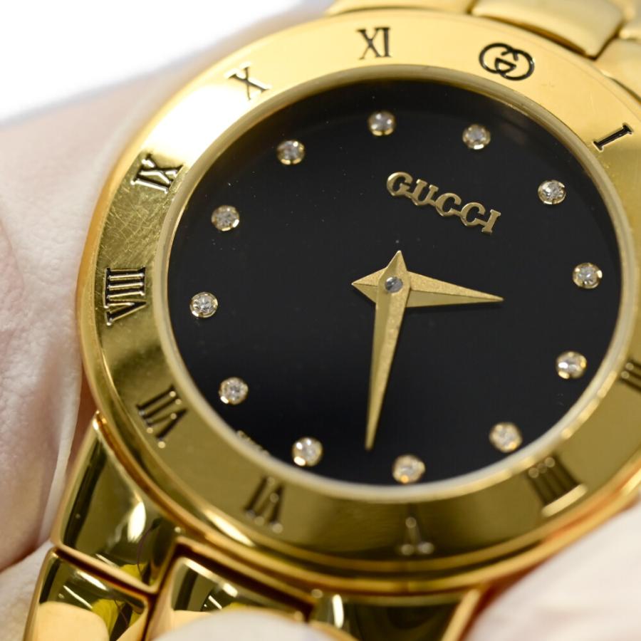 GUCCI グッチ メレダイヤ・クォーツ 時計/SS/stainless steal