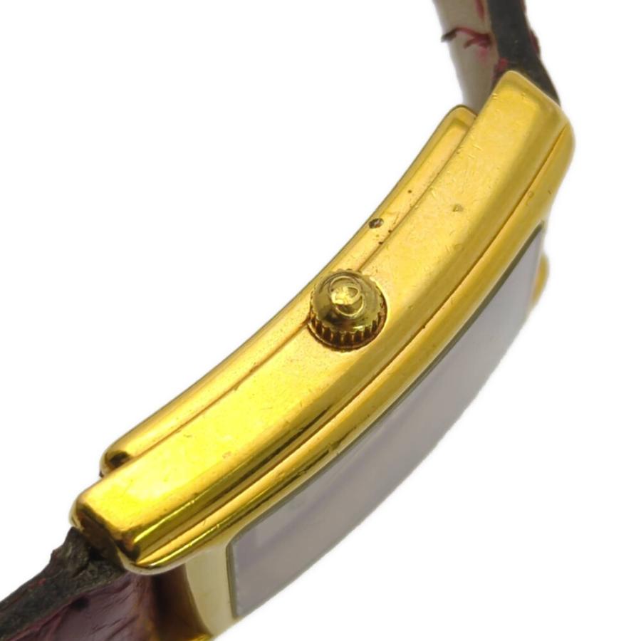 GUCCI（グッチ） レザーベルト 時計 SS/stainless steal-20.1g 2600L