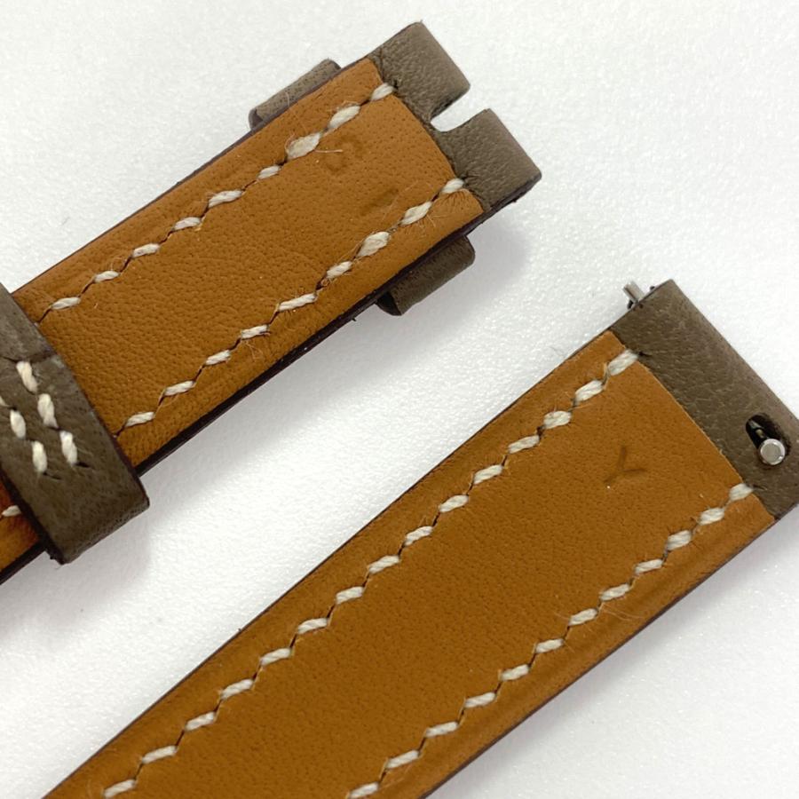 HERMES　Hウォッチ　純正ベルト　エトゥープ エルメス Hウォッチ 用 HERMES H Watch にぴったりの時計ベルト