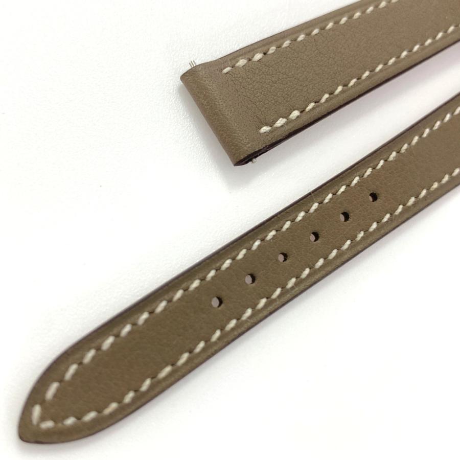 HERMES エルメス Hウォッチ　21mm エトゥープ HERMES エルメス Hウォッチ 21mm用 ヴォースイフト 時計ベルト