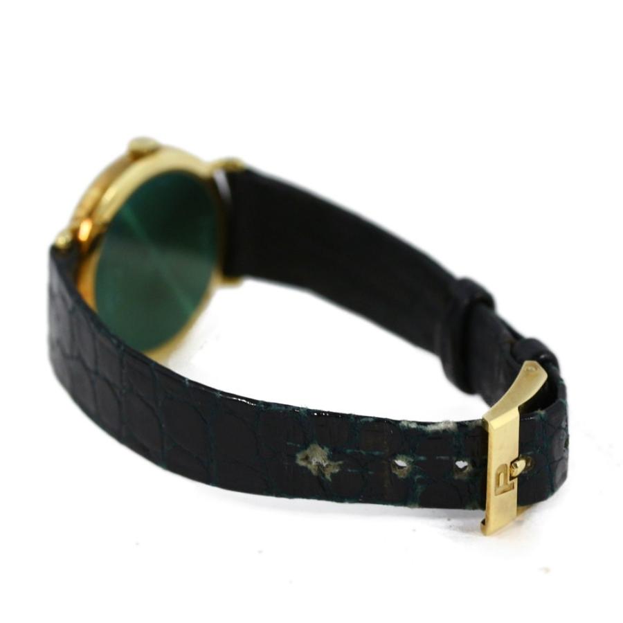 美品 正規品 ピアジェ Piaget 手巻腕時計 WG 97119 PIAGET ピアジェ ホワイトローマダイアル・手巻き時計・1980年代