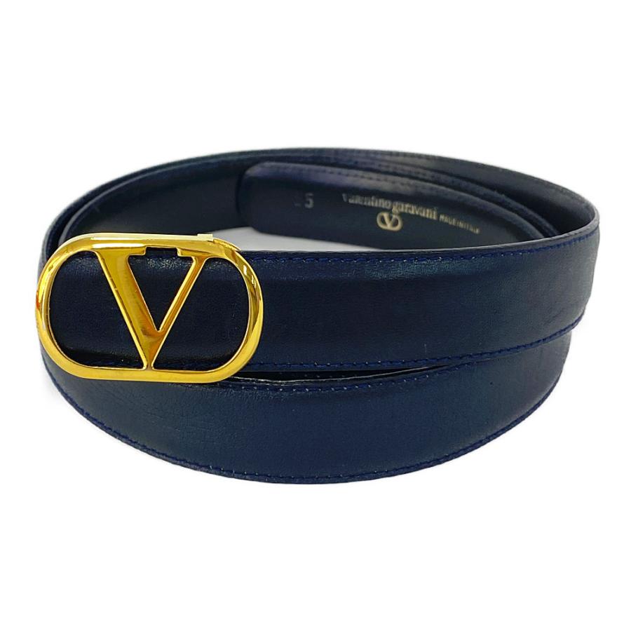 ☆【VALENTINO】☆Vロゴ シグネチャー レザーベルト☆ Valentino Garavani Vロゴ シグネチャー レザーベルト