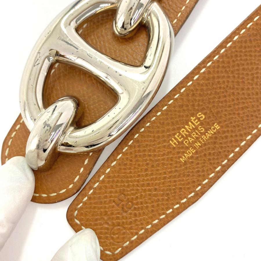 HERMES エルメス リバーシブル シェーヌダンクルベルト/ゴールド HERMES エルメス リバーシブル シェーヌダンクルベルト/ゴールド