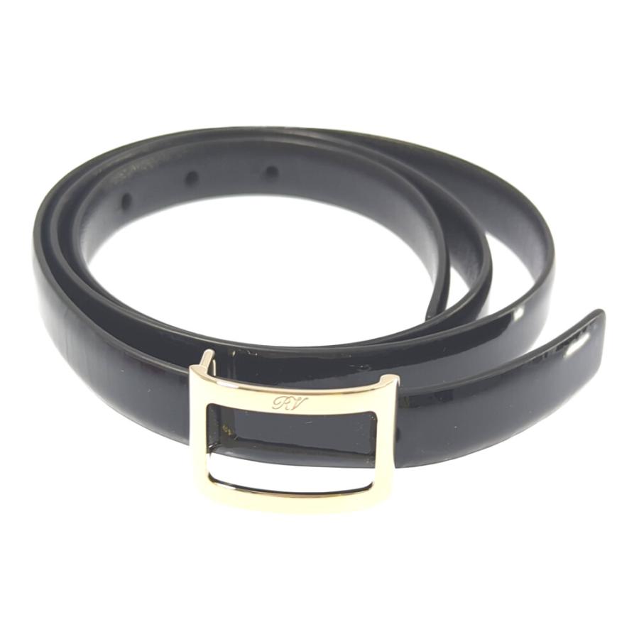 Roger Vivier ロジェヴィヴィエ ロゴバックル パテントレザー スリム  