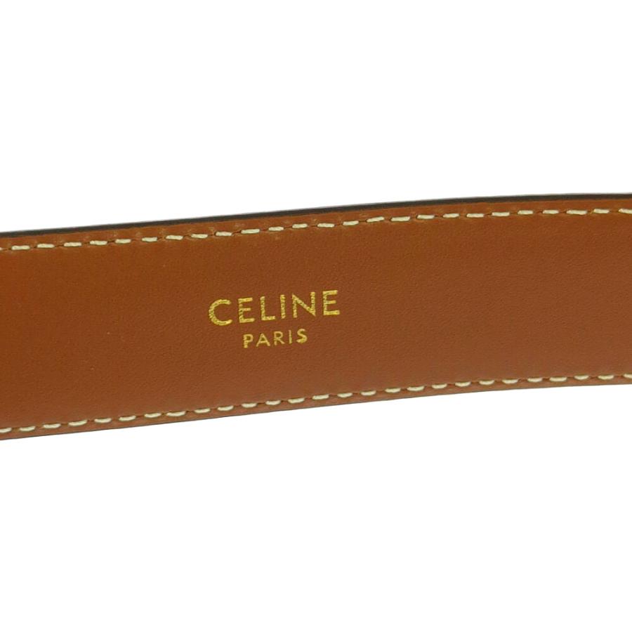 CELINE セリーヌ トリオンフ スリムベルト ブラウン /b260518/613993_4