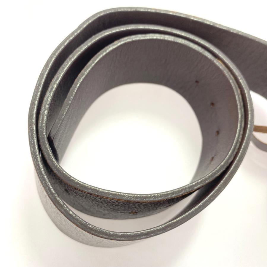 BURBERRY（バーバリー） ホース ナイト ワイドレザーベルト/ブラウン