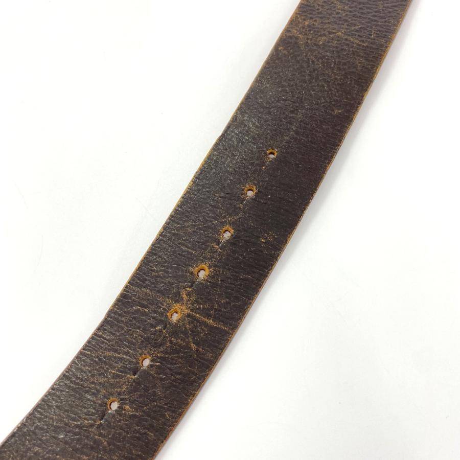 BURBERRY（バーバリー） ホース ナイト ワイドレザーベルト/ブラウン