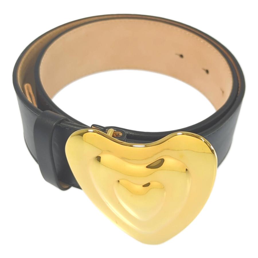 ESCADA エスカーダ ゴールドハートバックル ワイドベルト/5030689A001  