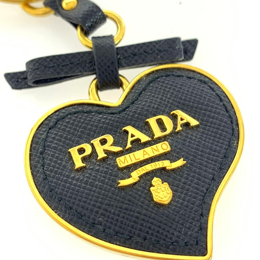 PRADA（プラダ） キーリングトリックバッグチャーム ハート型/1TL126