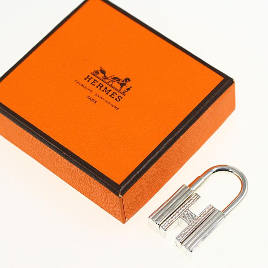 HERMES エルメス　カデナ　キーリング　キーホルダー　シルバー　オレンジ HERMES（エルメス） トゥアレグ カデナ キーリング キーホルダー
