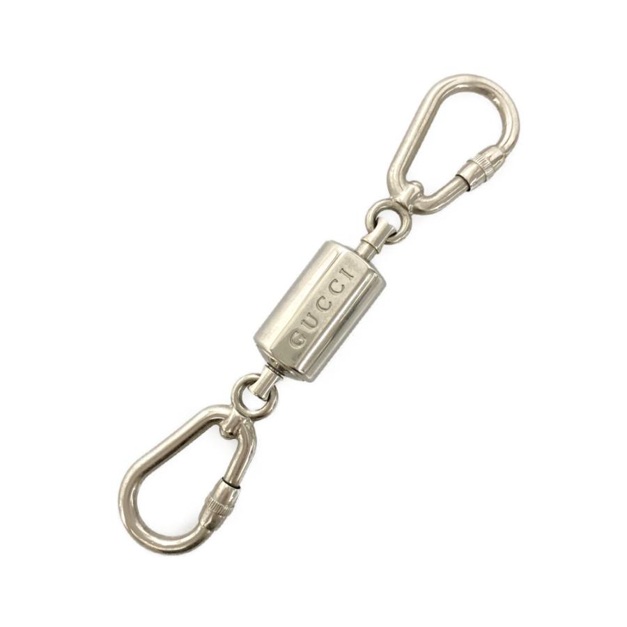 GUCCI グッチ オールドグッチ ロゴ カラビナ キーリング GUCCI グッチ オールドグッチ ロゴ カラビナ キーリング
