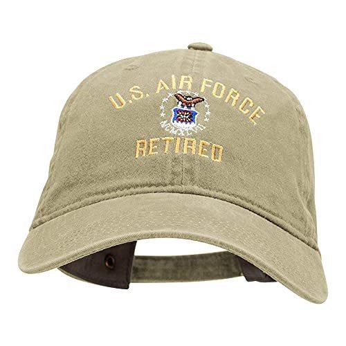 人気ブランドを Force Air U S E4hats Com Retired Kha Cap Dyed Pigment Washed Embroidered キャップ