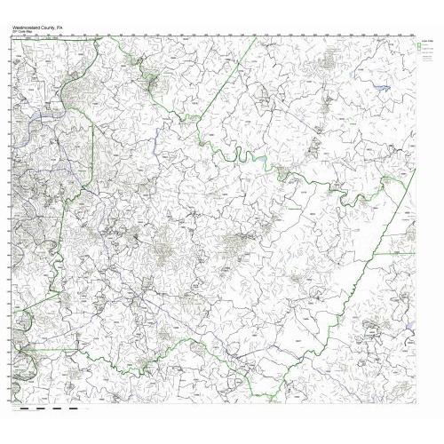 大流行中 Westmoreland郡ペンシルベニア州 Zipコードマップませんラミネート 注目の Www Thrillbicycle Com
