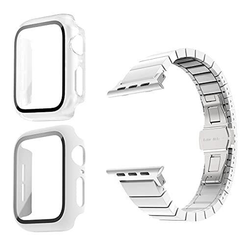 Falandi Compatible for Apple Watch Band 40mm Series 6/SE/5/4/3/2/1, Classic 腕時計用ベルト、バンド