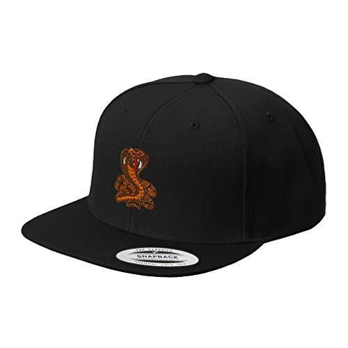 【60％OFF】 Women & Men for Hats Snapback Cobra Acrylic Animals Wildlife Snake Reptile 野球帽
