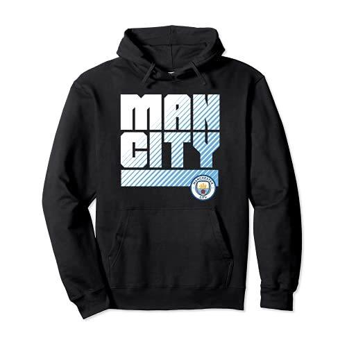 最も完璧な Football City Manchester Club Hoodie Pullover Striped Large City Man ウエア、シャツ